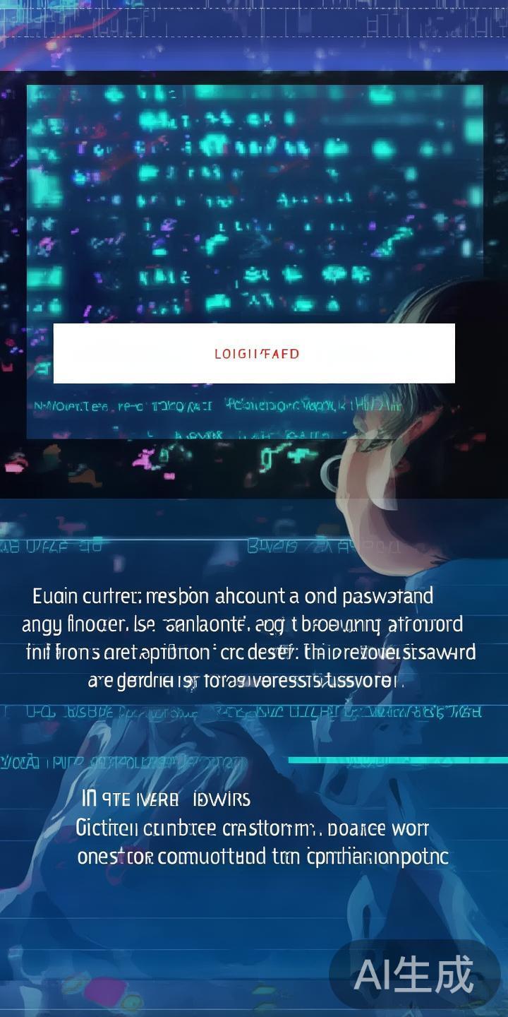 登录失败常见原因包括账号信息错误或网络问题。确保输